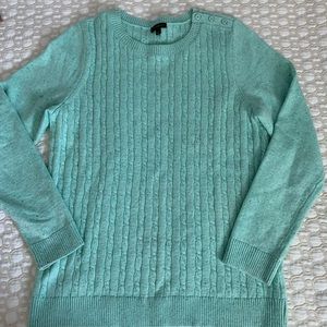 Talbots cable knit crew neck sweater